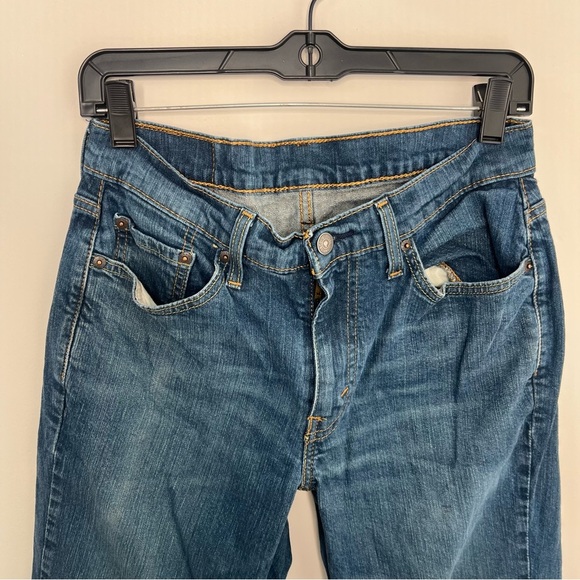 Levi's 541 Denim Dark Wash Straight Fit Jeans Size W30x L30 - Picture 7 of 15